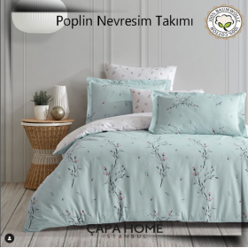 Çapa Home Poplin Nevresim Takımı %100 pamuk